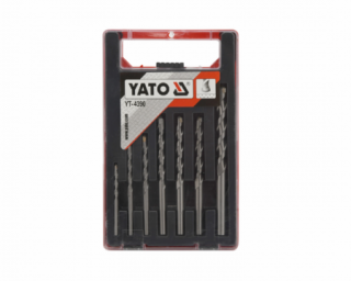 ბურღის პირების ნაკრები YATO YT-4390, 7 ცალი – უნივერსალური და გამძლე კომპლექტი ქვის ბურღვისთვის