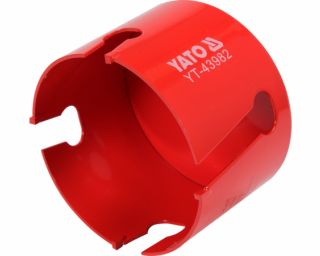 გვირგვინი სახვრეტი YATO YT-43982, 92 მმ – TCT ტექნოლოგიით აღჭურვილი მძლავრი ინსტრუმენტი დიდი დიამეტრის სუფთა ჭრებისთვის
