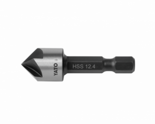 კონუსური ბურღი YATO YT-44724, 12.4 მმ – HEX ექვსკუთხა დაბოლოებით ზუსტი და ეფექტური ბურღვისთვის