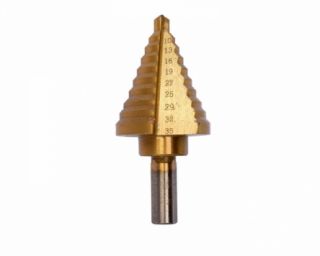 კონუსური ბურღი YATO YT-44739, 6–32 მმ – მრავალსაფეხურიანი ბურღვა ერთ ინსტრუმენტში სურათი