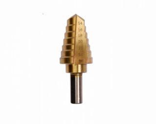 კონუსური ბურღი YATO YT-44743, 14–26 მმ – ზუსტი და მრავალსაფეხურიანი ბურღვისთვის HEX სტაბილურობით