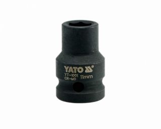 თავაკი ქანჩის მოსახსნელი YATO YT-1001, 1/2" 11 მმ (შავი) – მძლავრი და ეფექტური ინსტრუმენტი მჭიდროდ ან დაზიანებულად მყოფი ქანჩების მოხსნისთვის