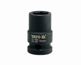 თავაკი ქანჩის მოსახსნელი YATO YT-1004, 1/2" 14 მმ (შავი) – პროფესიონალური ინსტრუმენტი მჭიდროდ გამკაცრებული ან დაზიანებული ქანჩებისთვის სურათი