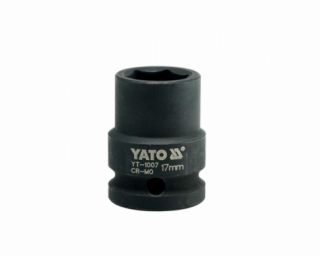 თავაკი ქანჩის მოსახსნელი YATO YT-1007, 1/2" 17 მმ (შავი) – მტკიცე და ეფექტური ინსტრუმენტი რთულად მოსახსნელი ქანჩებისთვის