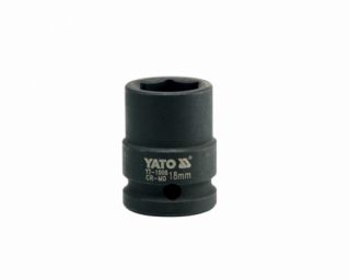 თავაკი ქანჩის მოსახსნელი YATO YT-1008, 1/2" 18 მმ (შავი) – გამძლე და ზუსტი ინსტრუმენტი დაზიანებული ქანჩებისთვის