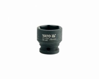 თავაკი ქანჩის მოსახსნელი YATO YT-1018, 1/2" 28 მმ (შავი) – Heavy-Duty ინსტრუმენტი მსხვილი და დაზიანებული ქანჩების მოსახსნელად სურათი
