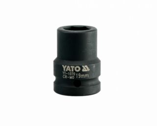 თავაკი YATO YT-1070, შავი, 3/4" 19 მმ – გამძლე და პროფესიონალური ინსტრუმენტი ინტენსიური დატვირთვის სამუშაოებისთვის