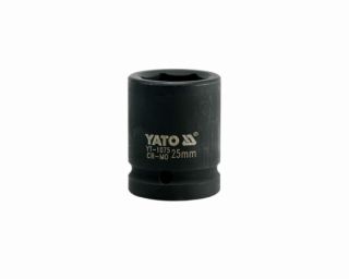 თავაკი YATO YT-1075, შავი, 3/4" 25 მმ – გამძლე და მძლავრი თავაკი პროფესიონალური გამოყენებისთვის