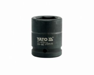 თავაკი YATO YT-1078, შავი, 3/4" 28 მმ – მძლავრი და გამძლე ინსტრუმენტი მძიმე ტექნიკური სამუშაოებისთვის