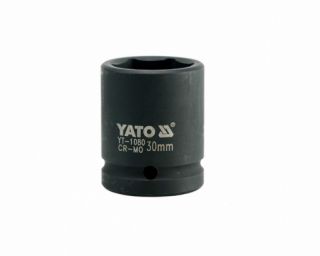 თავაკი YATO YT-1080, შავი, 3/4" 30 მმ – გამძლე და მძლავრი თავაკი მძიმე სამუშაო პირობებისთვის