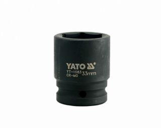 თავაკი YATO YT-1083, შავი, 3/4" 33 მმ – Heavy-Duty ინსტრუმენტი განსაკუთრებით მსხვილი ქანჩებისთვის