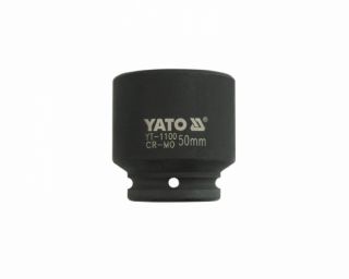თავაკი YATO YT-1100, შავი, 3/4" 50 მმ – უმაღლესი სიმტკიცის პროფესიონალური თავაკი გიგანტური ქანჩებისთვის