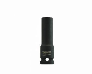 თავაკი YATO YT-1032, მაღალი შავი, 1/2" 12 მმ – ღრმა ქანჩებისთვის განკუთვნილი გამძლე და ზუსტი ინსტრუმენტი
