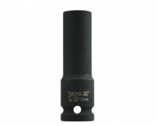თავაკი YATO YT-1033, მაღალი შავი, 1/2" 13 მმ – ღრმად მყოფი ქანჩებისთვის განკუთვნილი მძლავრი და გამძლე ინსტრუმენტი