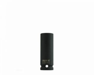 თავაკი YATO YT-1039, მაღალი შავი, 1/2" 19 მმ – გამძლე და ზუსტი ინსტრუმენტი ღრმად განლაგებული ქანჩებისთვის