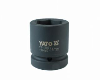 თავაკი YATO YT-1190 35 მმ, 1" შავი CrMo – გამძლე და მძლავრი თავაკი ინდუსტრიული დატვირთვისთვის