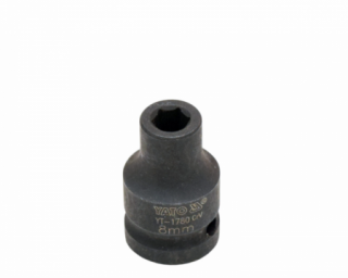 თავაკი YATO YT-1780 8 მმ, 1/2" შავი CrMo – კომპაქტური და გამძლე თავაკი ქანჩის სამუშაოებისთვის