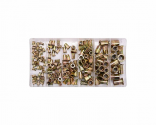 ხრახნიანი მოქლონის ნაკრები YATO YT-36481 (150 ცალი) – პრაქტიკული რივნატების კომპლექტი ძირითადი ზომებით საყოფაცხოვრებო და პროფესიონალური გამოყენებისთვის