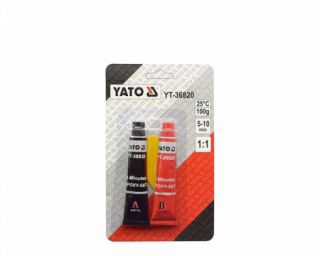 ებოქსიდური წებო YATO YT-36820 A/B – ორკომპონენტიანი წებო ძლიერ და ხანგრძლივ შეერთებებისთვის