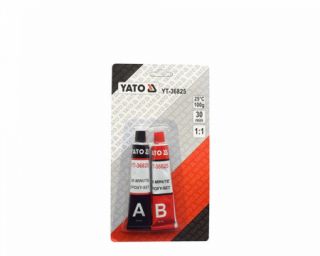ებოქსიდური წებო YATO YT-36825 A/B – ორკომპონენტიანი მაღალგამძლე წებო უნივერსალური გამოყენებისთვის
