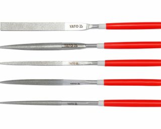 ქლიბების ნაკრები YATO YT-6156 – 5-ნაწილიანი წვრილკბილა კომპლექტი ზუსტი და მრავალფუნქციური დამუშავებისთვის