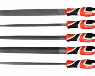 ქლიბის ნაკრები YATO YT-6239 – 5-ნაწილიანი უნივერსალური კომპლექტი სხვადასხვა ფორმის ზედაპირების ზუსტი და კომფორტული დამუშავებისთვის