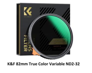 K&F CONCEPT 82mm True Color Variable ND2-32 (1-5 Stops)