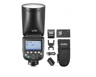 Godox V1Pro-N ფლეშ განათება ნიკონისთვის(ახალი) TTL/HSS