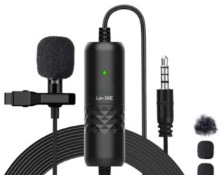 SYNCO-ს Lavalier Mic, Lav S6E ომნიდირექციული კონდენსატორული