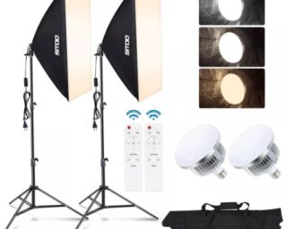 სტუდიური განათება რეგულირებადი შუქით SOFTBOX