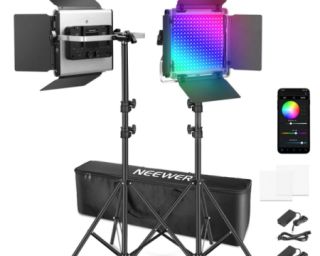 NEEWER - RGB660 - 2*660 PRO II RGB App LED Light+2+200CM Lig