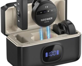 Neewer KM18 Wireless Lavalier Microphone Black