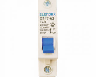 ავტომატ ამომრთველი 1P 40A-C ELENDAX