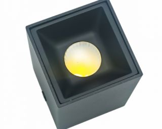 სანათი შავი pr-15 7w 4000k bk