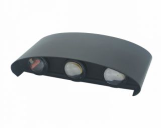 სანათი შავი w801-6 6w 3000k bk