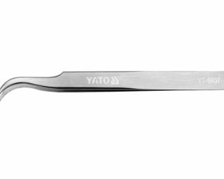 პინცეტი YATO YT-6907 – 115 მმ კომპაქტური და ზუსტი ინსტრუმენტი მცირე დეტალების დასამუშავებლად