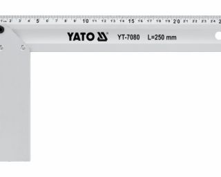 გონიო ალუმინის YATO YT-7080 – 250 მმ უჟანგავი ალუმინის უნივერსალური კუთხის საზომი ხელსაწყო