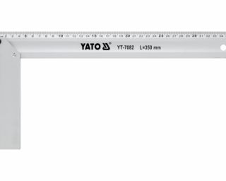 გონიო ალუმინის YATO YT-7082 – 350 მმ კუთხის საზომი ხელსაწყო ზუსტი და პროფესიონალური სამუშაოებისთვის