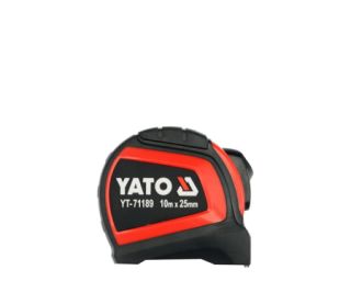 რულეტკა საზომი YATO YT-71189 – 10 მეტრი x 25 მმ ზუსტი და გამძლე რულეტკა პროფესიონალური გამოყენებისთვის