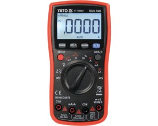 ტესტერი YATO YT-730893 – True RMS ციფრული მულტიმეტრი LCD ეკრანით და 19999 ერთეულამდე ჩვენებით