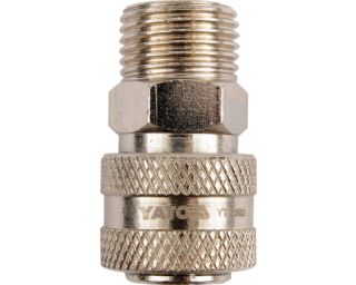 შტუცერი YATO YT-2392 – 1/2"(M) x 1/4"(F) გამძლე გადამყვანი პნევმატური შეერთებებისთვის