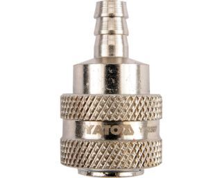 შტუცერი YATO YT-2397 – 3/8"(M) x 1/4"(F) უნივერსალური გადამყვანი პნევმატური შეერთებისთვის