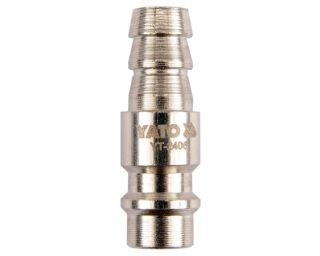 შტუცერი YATO YT-2406 – 3/8"(M) x 1/4"(M) ორმხრივად მამრობითი გადამყვანი პნევმატური სისტემებისთვის