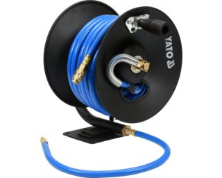 პნევმატური შლანგი YATO YT-24240 – 10მმ x 15მ მოქნილი და გამძლე შლანგი ყოველდღიური ტექნიკური სამუშაოებისთვის