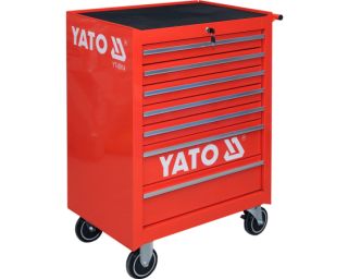 ინსტრუმენტების კარადა YATO YT-0914 – 7 უჯრიანი ფართო და მძლავრი სისტემა პროფესიონალური სამუშაოებისთვის
