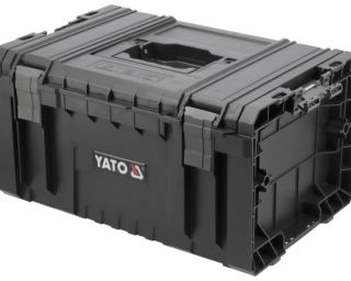 პლასტმასის ინსტრუმენტების ყუთი YATO YT-09164 – კომპაქტური და გამძლე გადაწყვეტა ხელსაწყოების შესანახად (241x450x321 მმ)