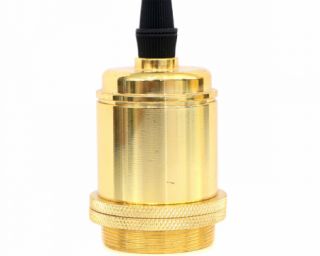 ვაზნა სანათი E27 (ოქროსფერი)