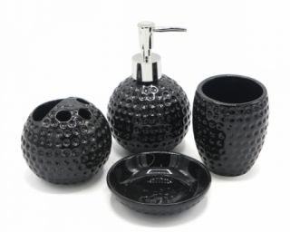 აბაზანის აქსესუარების ნაკრები კერამიკის 4 ც MH-13005