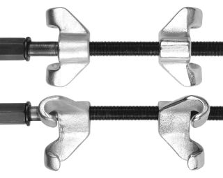 ზამბარის მომჭერი YATO YT-0605 – 200 მმ-იანი, 2-ცალიანი კომპლექტი უსაფრთხო და სტაბილური მუშაობისთვის