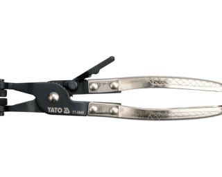 შლანგის მომჭერი YATO YT-0646 – 215 მმ გამძლე და ზუსტი ინსტრუმენტი ავტომობილის და ტექნიკური სისტემების შლანგებთან სამუშაოდ